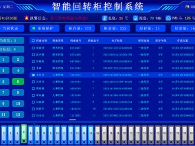 回轉(zhuǎn)柜控制系統(tǒng)主界面